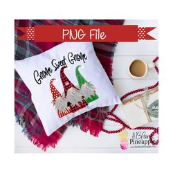 christmas sublimation png christmas gnome sweet gnome sublimation download design png 300dpi clipart sublimation design