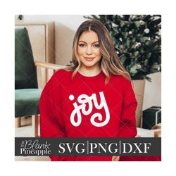christmas svg cut file, joy svg, dxf, and png digital download, christmas joy cut file, christmas design, hand lettered