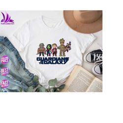 guardians of the galaxy shirts, guardians of the galaxy all team shirt, marvel superhero, nebula, star lord, rocket, gam