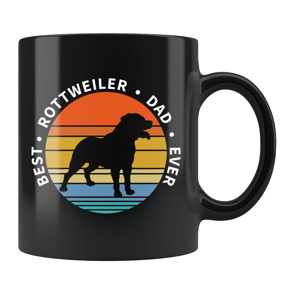 Rottweiler Dad Mug Rottweiler Mug Rottweiler Gifts Rottweiler Coffee Mug Rottweiler Dog Mug Dog Lover Gift Rottweiler Dad #d156 - 1.jpg