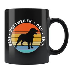 rottweiler dad mug rottweiler mug rottweiler gifts rottweiler coffee mug rottweiler dog mug dog love