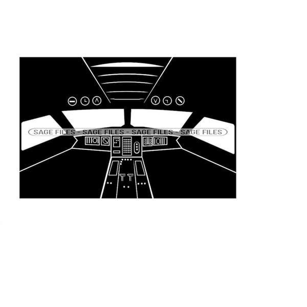 Cockpit View Icon Airplane Cockpit SVG, Airplane Cockpit Clipart, Airplane Coc - Inspire ...