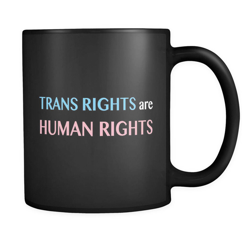 Transgender Gift Transgender Mug Trans Black Mug Trans Gifts LGBT Mug LGBT Gifts Human Rights Mug Pride Mug Pride Gift #a148 - 1.jpg