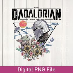mandalorian this is the way floral png, this is the way png, star wars png, disney png, mandalorian png, funny star wars