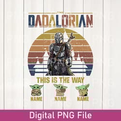 vintage this is the way star wars png, the mandalorian png, disney galaxy's edge png, star wars vintage png, disney trip