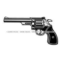 revolver 4 svg, revolver svg, gun svg, pistol svg, weapon svg, clipart, revolver files for cricut, cut files for silhoue