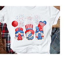 4th of july gnomes shirt, independence day gnomes shirt, gnome shirt, patriotic shirt, independence day shirt, patriotic