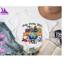 universal family vacation shirt, universal studios shirt, universal studios 2023 trip shirt, family vacation, universal