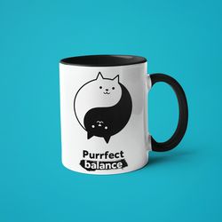 yin yang cats mug, cute black and white cats mug, cat lover mug, gift for cat lover, funny cat mug.jpg