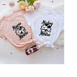 retro mickey and minnie, checkered mickey shirt, disney couple shirt, mickey mouse shirt, disney mickey shirt, disney mi