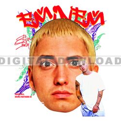 eminem svg, tshirt design bundle, rapper svg, hiphop svg, png, dxf cricut silhouette cut file 08