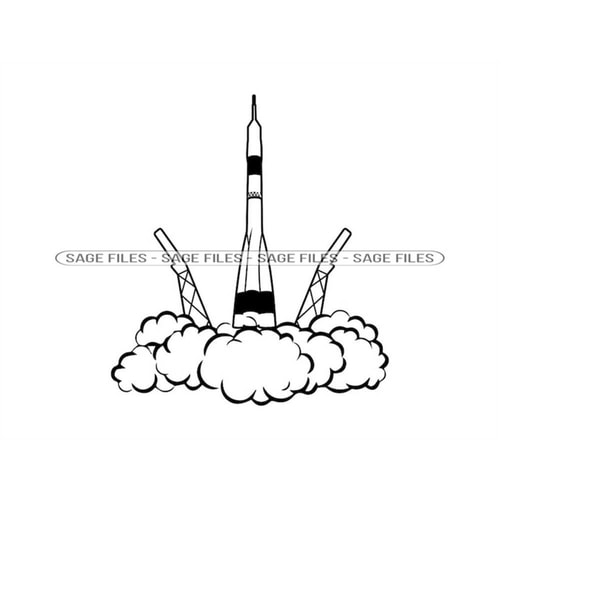 Rocket Launch SVG, Rocket Svg, Rocketship Svg, Space Ship Sv - Inspire ...