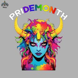 pride month demon   pride month demon sublimation png download