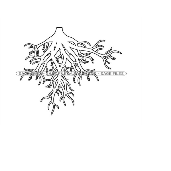 Tree Root Pattern Svg Roots Outline 3 SVG, Roots SVG, Tree Roots Svg, Family Svg, | Inspire ...