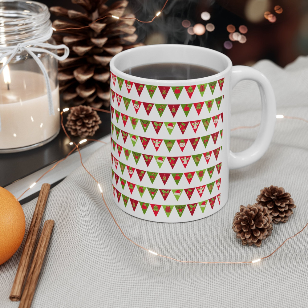Christmas coffee mug, secret santa gift, colorful coffee mug perfect holiday gift for coffee lovers - 4.jpg