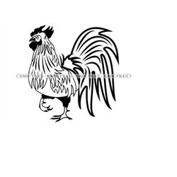 rooster 3 svg, rooster svg, rooster clipart, rooster files for cricut, rooster cut files for silhouette, rooster png, ro