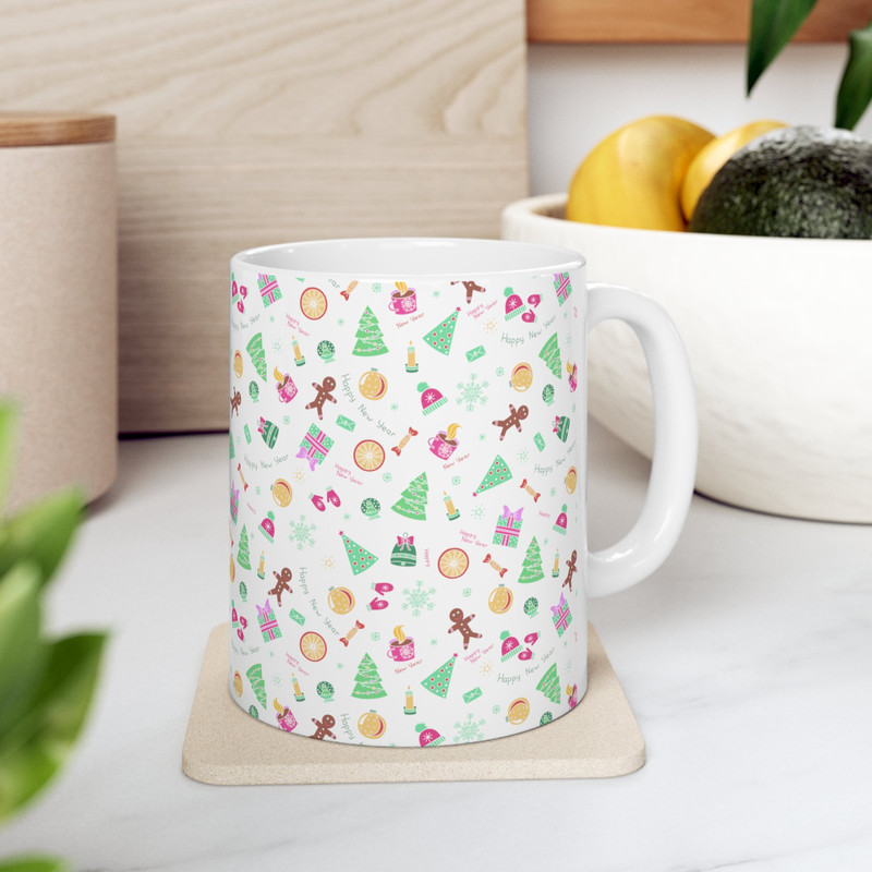 Holiday Cheer Christmas Mug - Festive Coffee Cup for Christmas Lovers - 3.jpg