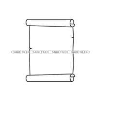 scroll 4 svg, scroll svg, parchment svg, paper svg, scroll clipart, scroll files for cricut, scroll cut files for silhou