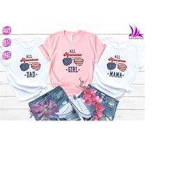 all american family shirt, usa flag shirt, 4th of july shirt, fourth of july shirt, patriotic shirt, free america shirt,