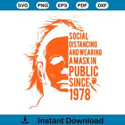 public since 1978 michael myers halloween svg download