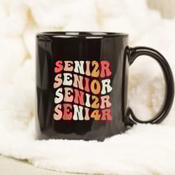 back to school 2024 senior 2024 class of 2024 mug, back to school mug