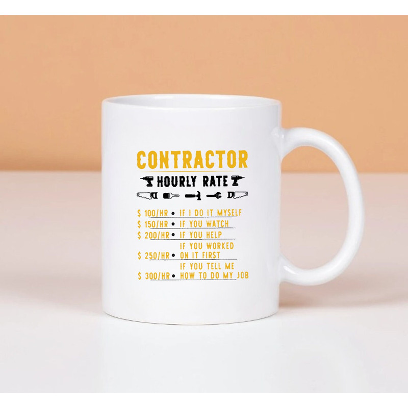 Contractor Labor Mug, Chart Labor Funny Gift Handyman - 1.jpg