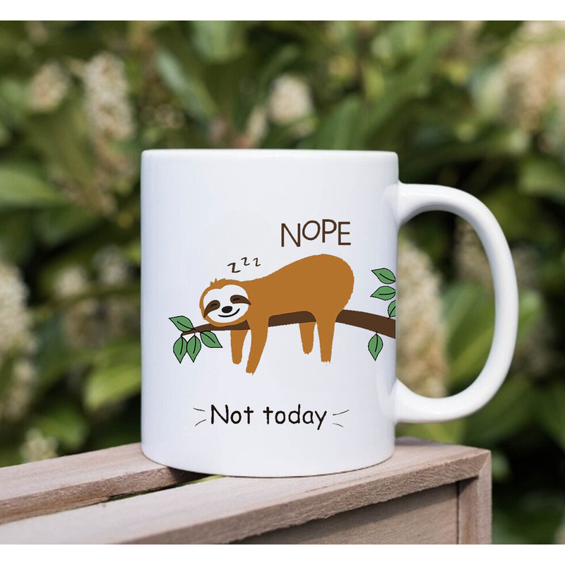 Cute Sloth Ceramic Coffee Cup, Animal cartoon Cups for Sloth Lovers Birthday Thanksgiving Day Christmas Gifts, Funny Birthday - 2.jpg