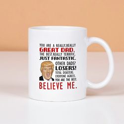funny donald trump great dad coffee mug, coffee mug