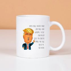 funny donald trump great father mug, tea cup