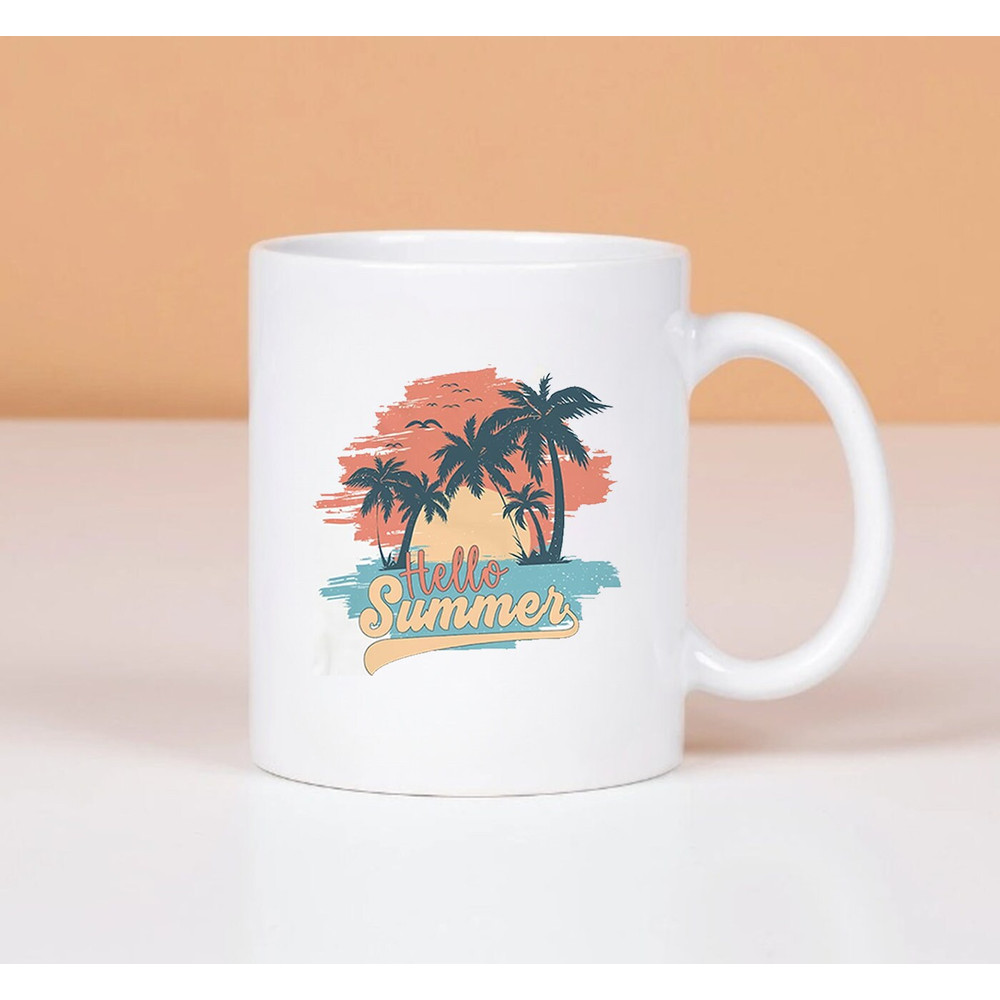 Hello Summer Mug, Travel Summer Funny, Mug Summer - 1.jpg