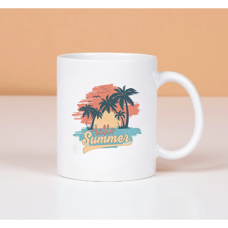 Hello Summer Mug, Travel Summer Funny, Mug Summer - 1.jpg