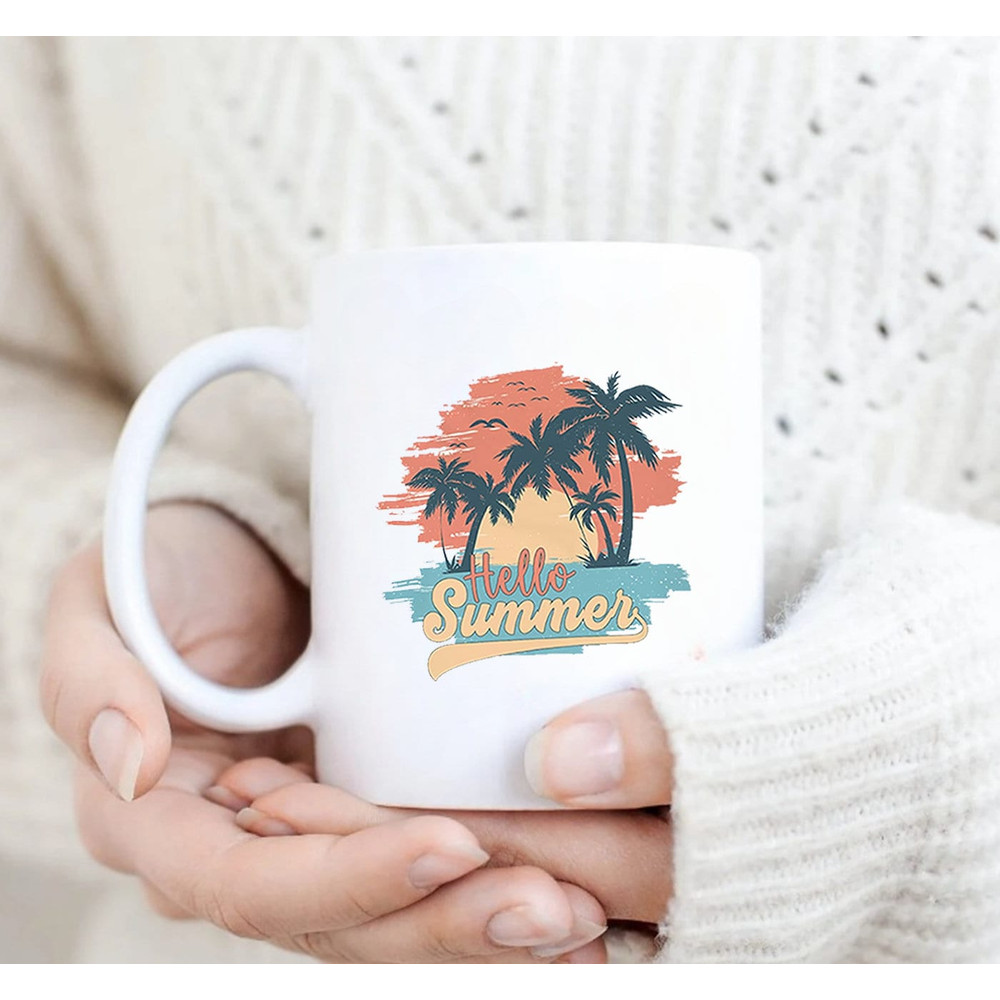Hello Summer Mug, Travel Summer Funny, Mug Summer - 2.jpg