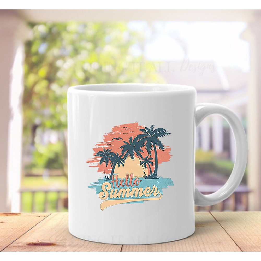 Hello Summer Mug, Travel Summer Funny, Mug Summer - 3.jpg