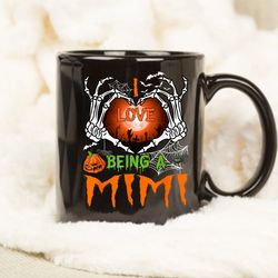 i love being a mimi mug, spooky season halloween mug
