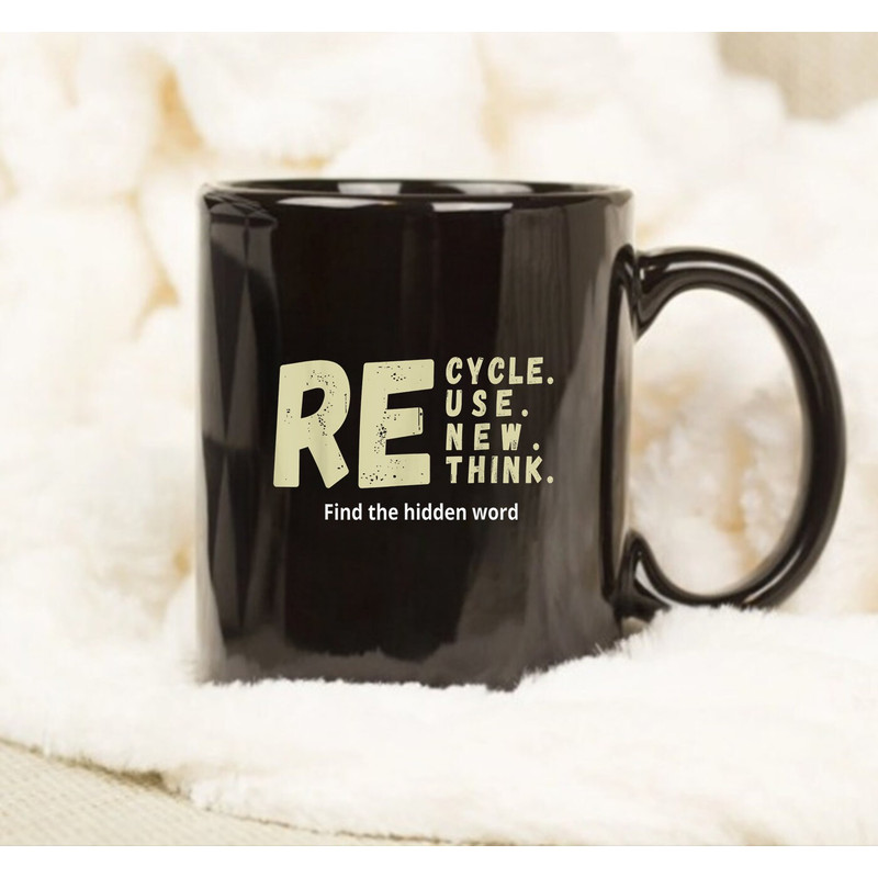 Rethink Earth Day 2023 Mug, The Perfect Gift Idea & Present For Earth Day, Mug Gift - 1.jpg