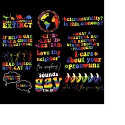 gay pride svg png bundle, lgbt png bundle, gay svg, pride svg, rainbow png, gay pride shirt svg, gay festival png, lgbt
