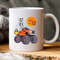 Skeleton Riding Monster Truck Mug, Skeleton Mug, Halloween Mug, Halloween Coffee Mug - 1.jpg