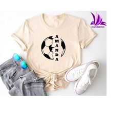 soccer shirt, custom soccer tee, soccer mom shirt, soccer name shirt, soccer lover shirt, personalized soccer shirt, soc