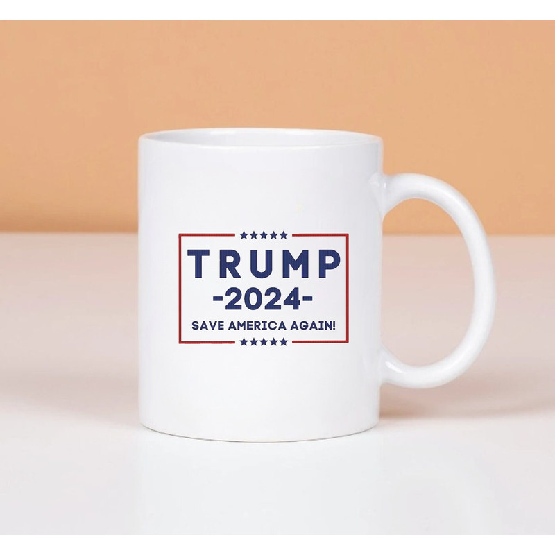 TRUMP 2024 Save America Again Mug, Donald Trump Mug - 1.jpg
