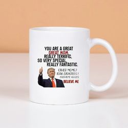 trump mom funny coffee mug, trump mother mug