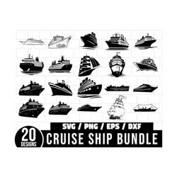 cruise ship svg bundle, cruise ship svg, cruise ship clipart, cruise ship silhouette, cricut file, boat svg, cargo ship