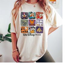 vintage disney mickey halloweentown comfort colors shirt, disneyland halloweentown shirt, hocus pocus, trick or treat, m