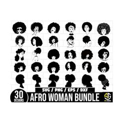 afro woman svg bundle, afro queen svg, afro lady svg, afro girl svg, curly hair svg, african american svg, black woman s