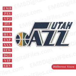 utah logo sports embroidery file