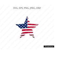 4th of july svg, star usa svg, star grunge svg, star 4th of july svg, 4th of july monogram svg, svg files, cricut, silho