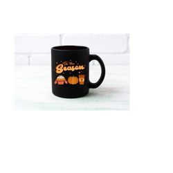 tis the season svg / fall shirt svg / sweater weather fall svg / pumpkin season coffee glass svg file / fall season svg