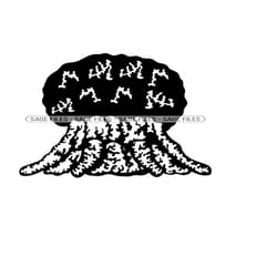 nuclear explosion 2 svg, mushroom cloud svg, nuclear explosion svg, clipart, files for cricut, cut files for silhouette,