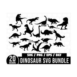 dinosaur svg bundle, dinosaur svg file, dinosaur clipart, dinosaur silhouette svg, brachiosaurus svg, t-rex svg, dino sv