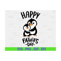 happy fathers day svg, 1st first fathers day, cute penguin svg, daddy and me svg, dad kids svg cut files for cricut