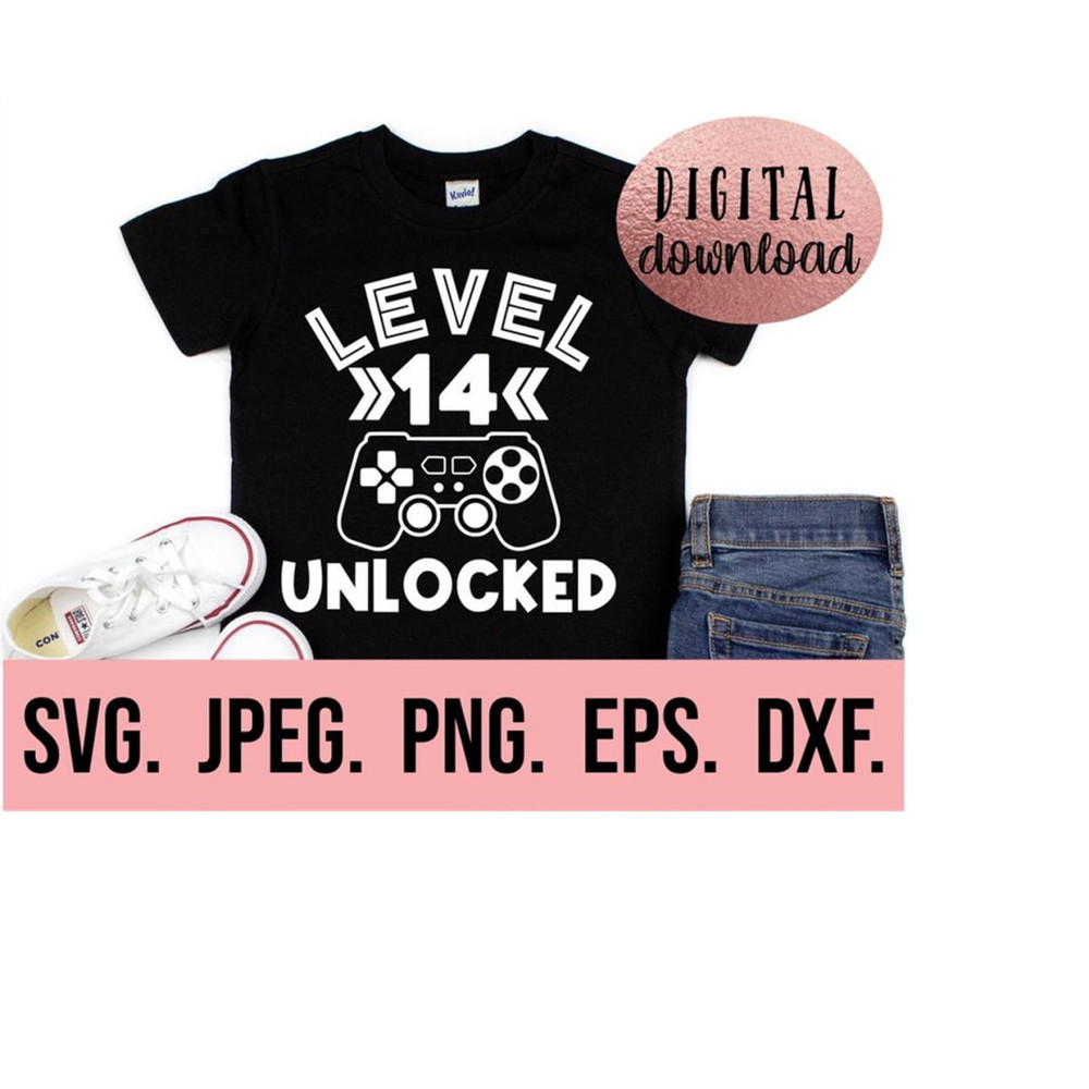 MR-6102023193525-level-14-unlocked-svg-fourteen-birthday-gamer-svg-instant-image-1.jpg